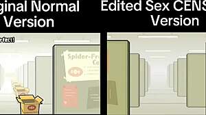 Side of the difference of rhythm heaven fever original normal version vs sex censored version