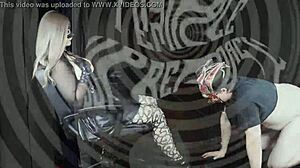 female supremacy brainwashing with mistress magenta dominating hard in wild compilation 😈