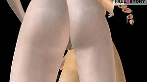 Yo, see these 3D cartoon lesbian girls rubbing and banging from behind!