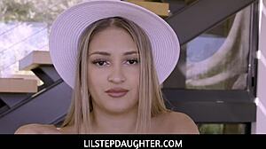 Gizelle Blanco Seduces Stepdad with Licks and Bangs