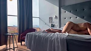 i can't get enough of banging this hot university newbie in a luxury hotel!