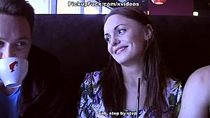 cheating wife stars in hot public threesome scene