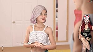 Beautiful 18yo teen cosplayer shines in upskirt hentai ep 11