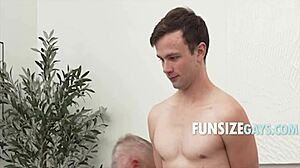 twink attracted to his dilf tailor for anal fun