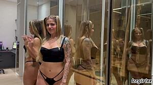 Icegirlxx's Pink Treasure Gets Wet for Giant Shaft in Homemade Clip with Double Reward on Sheer