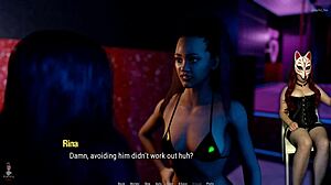 Stripper gives blowjob in deep eve 7 game