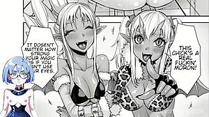 in this isekai world, a futanari reincarnates and explores her dual desires fully