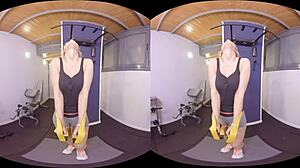 Athletic fitness session turns into intense sex encounter