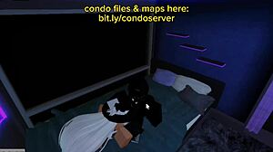 intimate session in bed at the condo