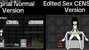 Side of the difference of rhythm heaven fever original normal version vs sex censored version