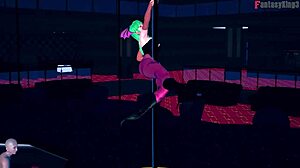 Morrigan Table Dance Halloween Special On Sheer Fantasyking3