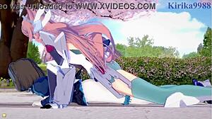 garie and maria intense futanari sex 😍