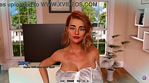 Man, my naked step aunt let me squeeze her big tits for the first time!