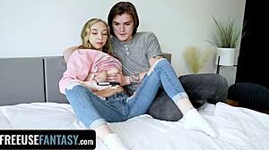 paying rent with freeuse pussy in this anime threesome with licking and blowjobs