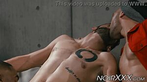 hardcore anal threesome with black stud and latin jock?