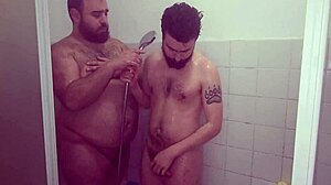 fucking bareback in the shower teaser with young 18+ ass and big cock