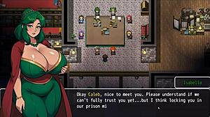 Lost lagoon harem hentai game ep 2 cute girl with huge tits fell in the bathtub and exposed her wet pussy