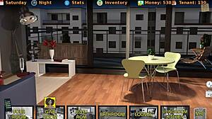 Gorgeous Gina teases pussy in yoga pants for big city thrills