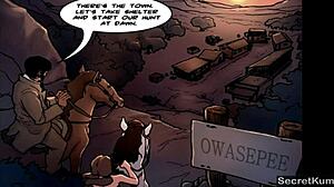 true dick pt 6 - threesome with horny ebony girls and giant bbc sheriff in prison