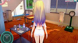 Koikatsu scoolgirl at the infirmary