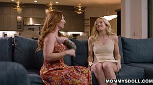 super cute blonde teen river lynn bangs stepmom sophia locke