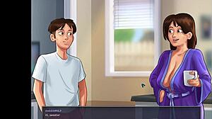 Super Busty Stepmom Craves Intense Fuck from Horny Dude's Huge Cock in Summertime Saga 12 3D Hentai