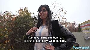 Public Agent Convinces Happy Pakistani Woman to Fuck Stranger in Toilets