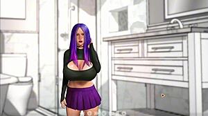 doggystyle step sister bent over for anal