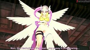 angel woman evolves to get fucked in pov, free digimon fantasy hentai cartoon porn