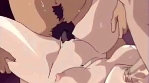 Naked anime babe gets teased and dominated with food in hardcore fetish