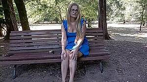 outdoor public activity in the park with rich exhibitionism