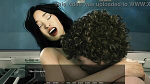 Passionate sex on the captain's deck in tales from the unending void episode 27