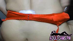 I am a brunette model playing with my tight shaved pink pussy, it's so good