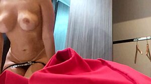 hidden camera catches hot stepsister in leggings