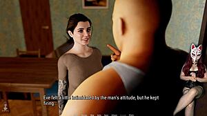 Tales from the Deep Eve 3: Brunette Milf in Corset Gives Rough Handjob to Old Neighbour!