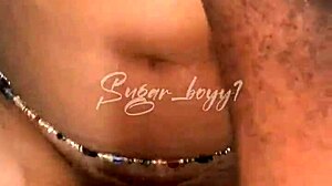 Ebony Girl Takes BBC Deep In Cute Pussy!