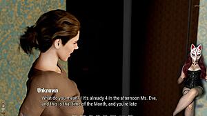 Tales from the Deep Eve 3: Brunette Milf in Corset Gives Rough Handjob to Old Neighbour!