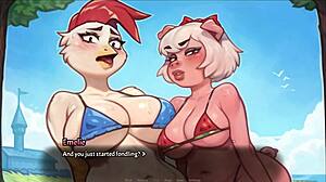 In my pig princess game episode 31, she teaches sex ed using her big tits