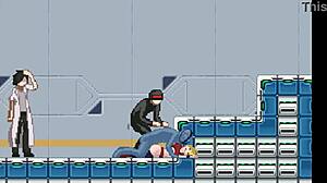 cute blonde hentai babe entangled in steamy group sex