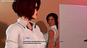 lara croft busty slut deepthroats huge bbc at glory hole