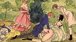 Bold Vintage Erotic Art Featuring Antique Cartoon Anime Hentai