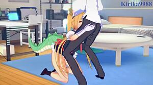 Tohru And Kobayashi Experience Intense Futanari Sex With Deep Emotions