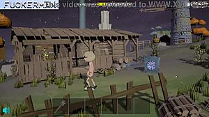 Gameplay Reveal - Fuckerman Ero Ring with Rough Anal Action