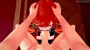 Damn! Mavuika's hot sucking and fucking in Jean's office POV fantasy!