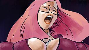 Big For Him In Lemonfont Animation With Muscular Hentai Futanari.