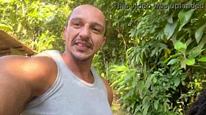 Eu E Meu Amigo Levamos A Pretinha Gostosa Para Cachoeira