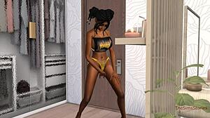 Stepdaughter's HARD SEX with Stepdad! Shocking Cowgirl Action Near Stepmom!