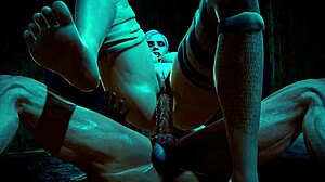 Hey, this 3D elf teen loves that monster cock in anal action! 😈