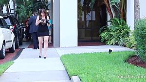 i'm busty big butt cougar sara jay ridin' my driver shaundam, deepthroatin' his big black cock so hard