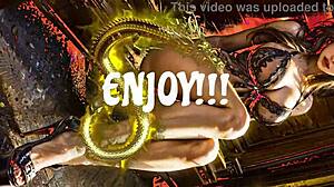 Emotional Descent with Rabbit Toy Down the Hole